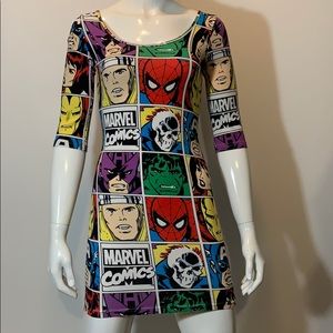 Marvel multi hero dress